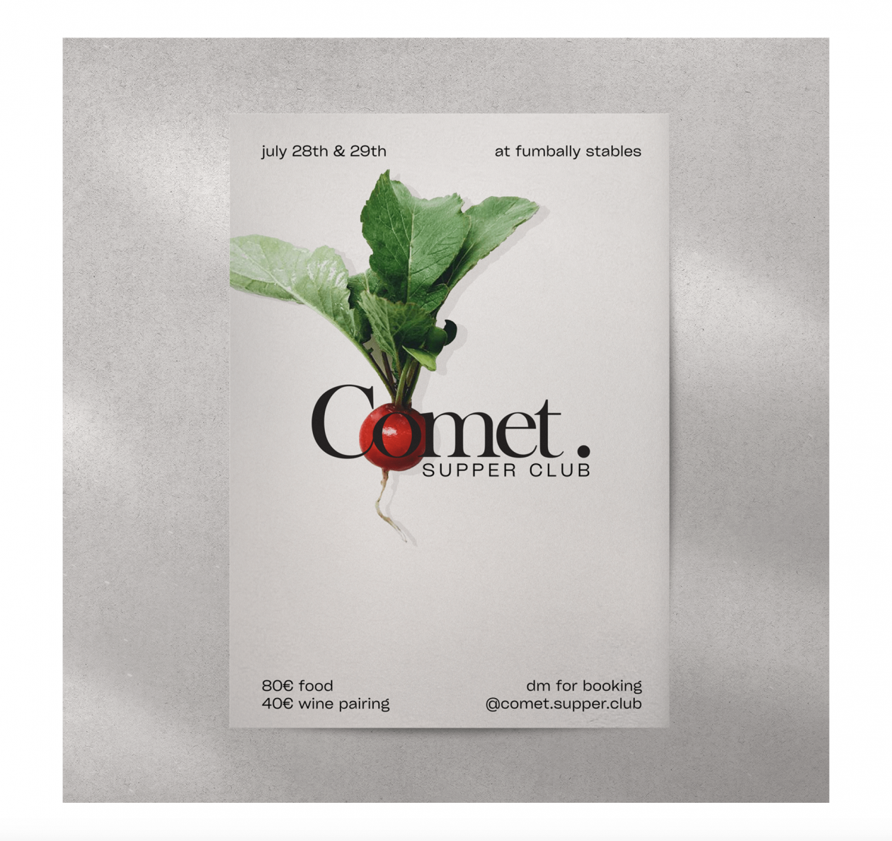 Comet - Poster A4